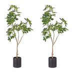 SOGA 2X 160cm Artificial Natural Green Schefflera Dwarf Umbrella Tree Fake Tropical Indoor Plant Home Office Decor $ 323.50