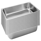 SOGA 12X Gastronorm GN Pan Full Size 1/1 GN Pan 20cm Deep Stainless Steel Tray $ 455.50