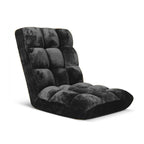 SOGA Floor Recliner Folding Lounge Sofa Futon Couch Folding Chair Cushion Black $ 94.50