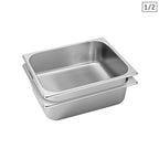 SOGA 2X Gastronorm GN Pan Full Size 1/2 GN Pan 10cm Deep Stainless Steel Tray $ 61.50