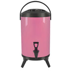 SOGA 16L Stainless Steel Insulated Milk Tea Barrel Hot and Cold Beverage Dispenser Container with Faucet Pink $ 105.50
