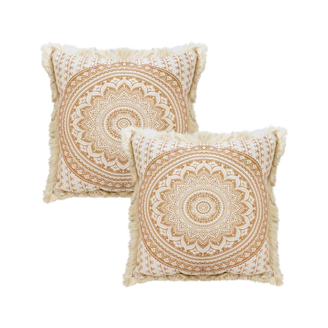 SOGA 2X 45cm Pillow Cover Moon Decor Cotton Decorative Throw Pillow $ 107.90