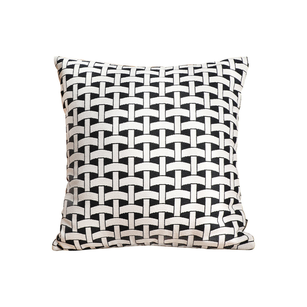 SOGA 50cm Black & White Pattern Throw Pillow Thick Comfort Pro Polyester Fiber Cotton for Home Decor $ 66.90