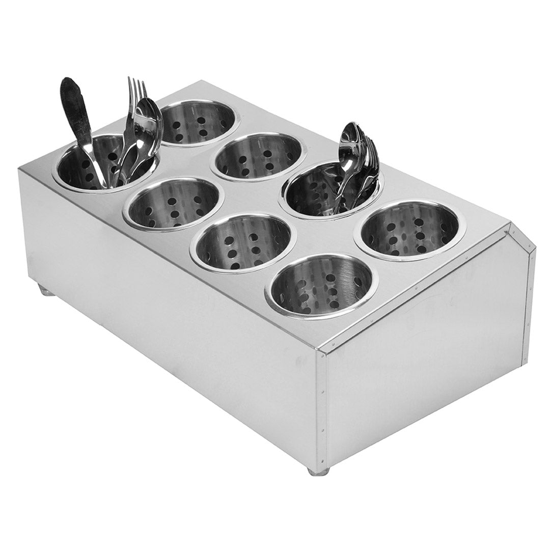SOGA 18/10 Stainless Steel Commercial Conical Utensils Cutlery Holder with 8 Holes $ 166.90
