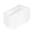 SOGA 100mm Clear Gastronorm GN Pan 1/1 Food Tray Storage Bundle of 6 $ 265.50