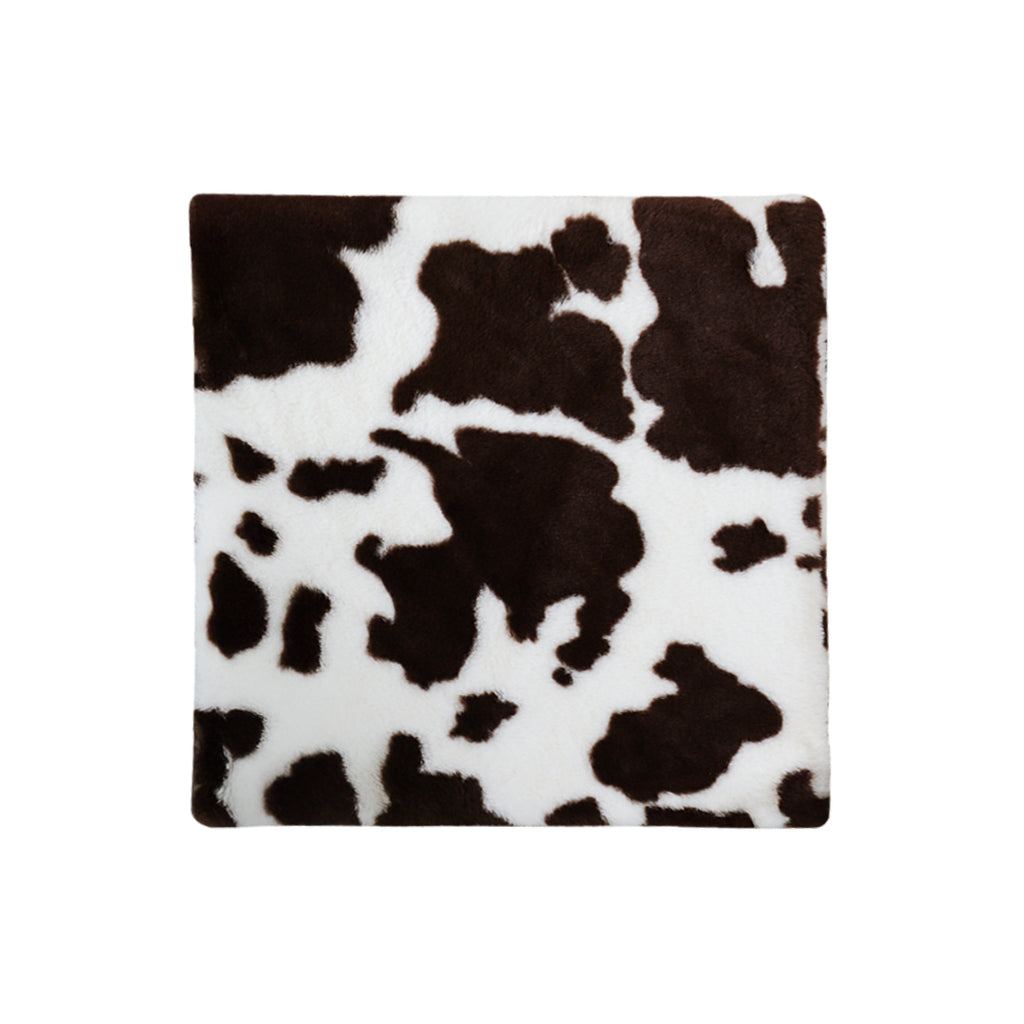 SOGA Coffee Cowhide Cushion – Soft Plush Backrest for Home & Office $ 57.90