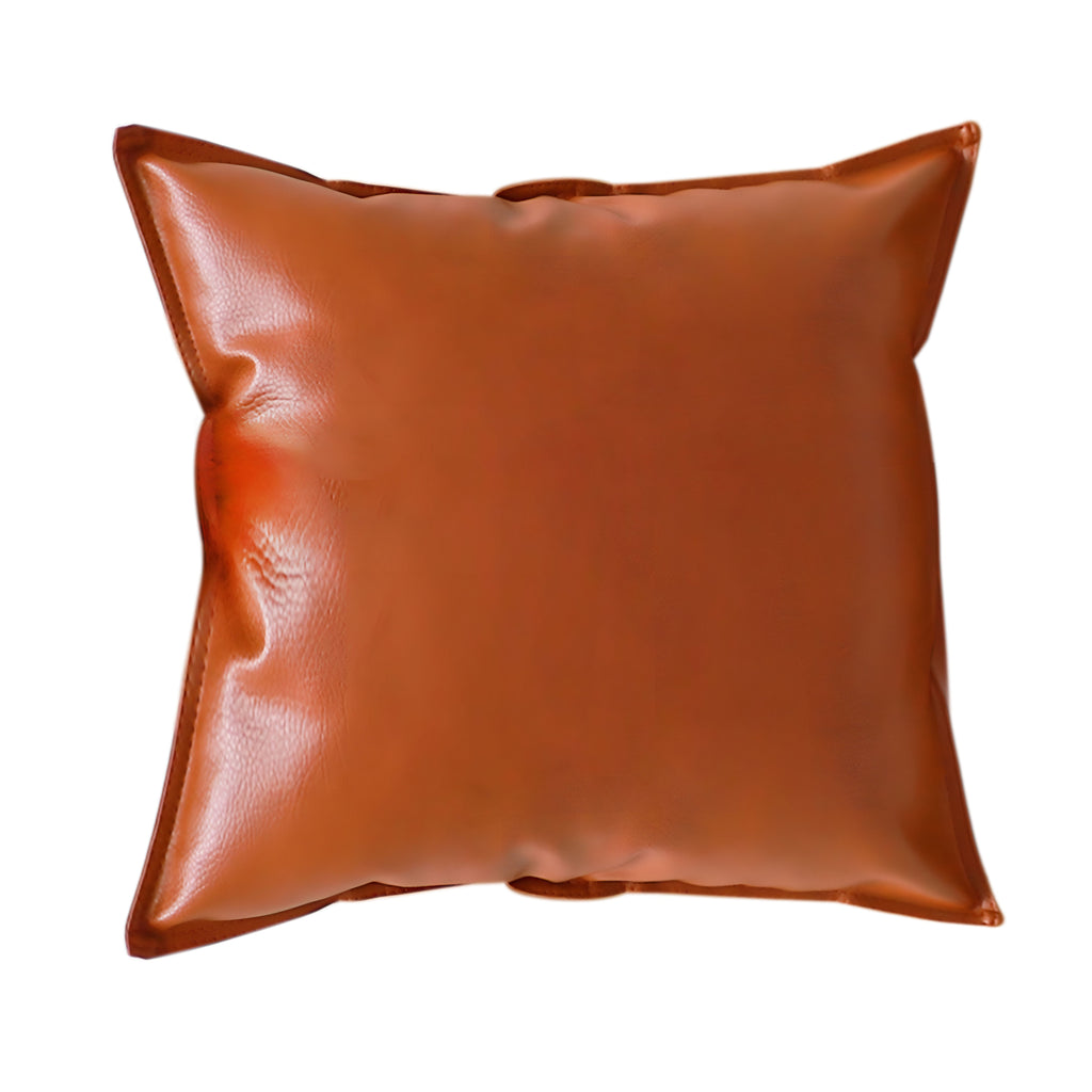 SOGA 45cm Light Luxury Urban Simulated Leather Wide Edge Throw Pillow $ 66.90