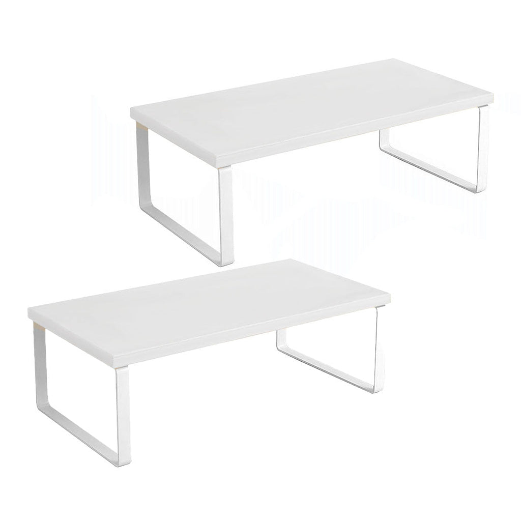 SOGA 2X50cm White Computer Monitor Elevated Stand Desktop Support Station Rack $ 73.50