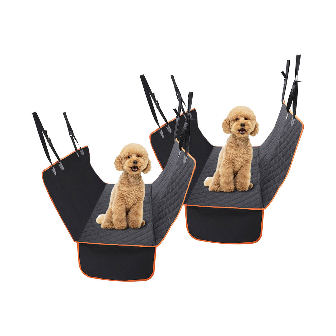 SOGA 2X 600D Oxford Cloth Waterproof Dog Car Cover Back Seat Protector Hammock Pet Mat Black $ 129.50