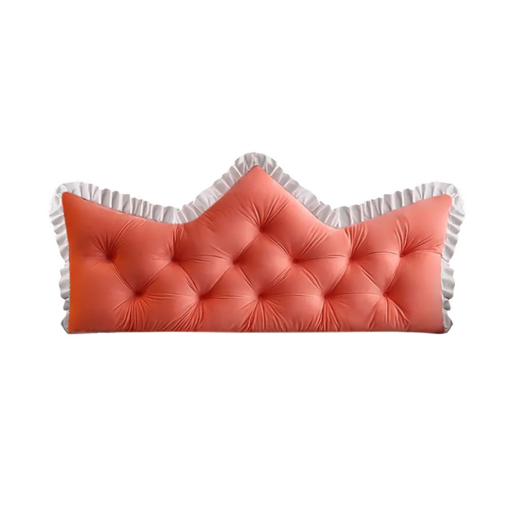SOGA 150cm Crown Pillow Tufted Pink Headboard Cushion for Bed $ 66.90