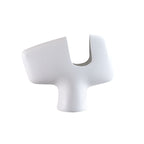 SOGA 44x35cm Ornament Modern Curved Decorative Vase Sculptural Accent for Unique Arrangements Home Decor $ 164.50