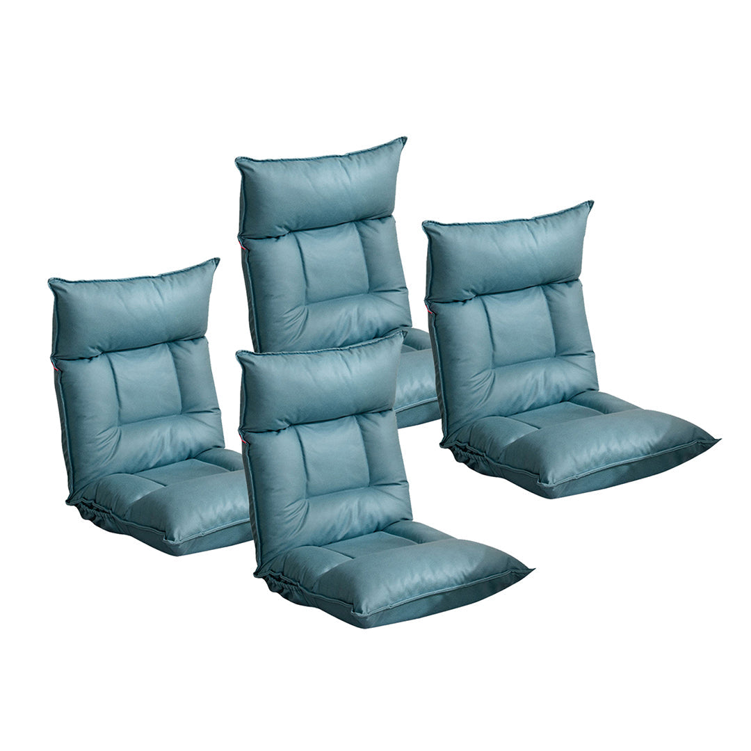 SOGA 4X Green Lounge Recliner Lazy Sofa Bed Tatami Cushion Collapsible Backrest Seat Home Office Decor $ 573.90