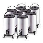 SOGA 8 x 10L Portable Insulated Cold/Heat Coffee Tea Beer Barrel Brew Pot With Dispenser $ 582.50