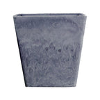 SOGA 27cm Weathered Grey Square Resin Plant Flower Pot in Cement Pattern Planter Cachepot for Indoor Home Office $ 49.90
