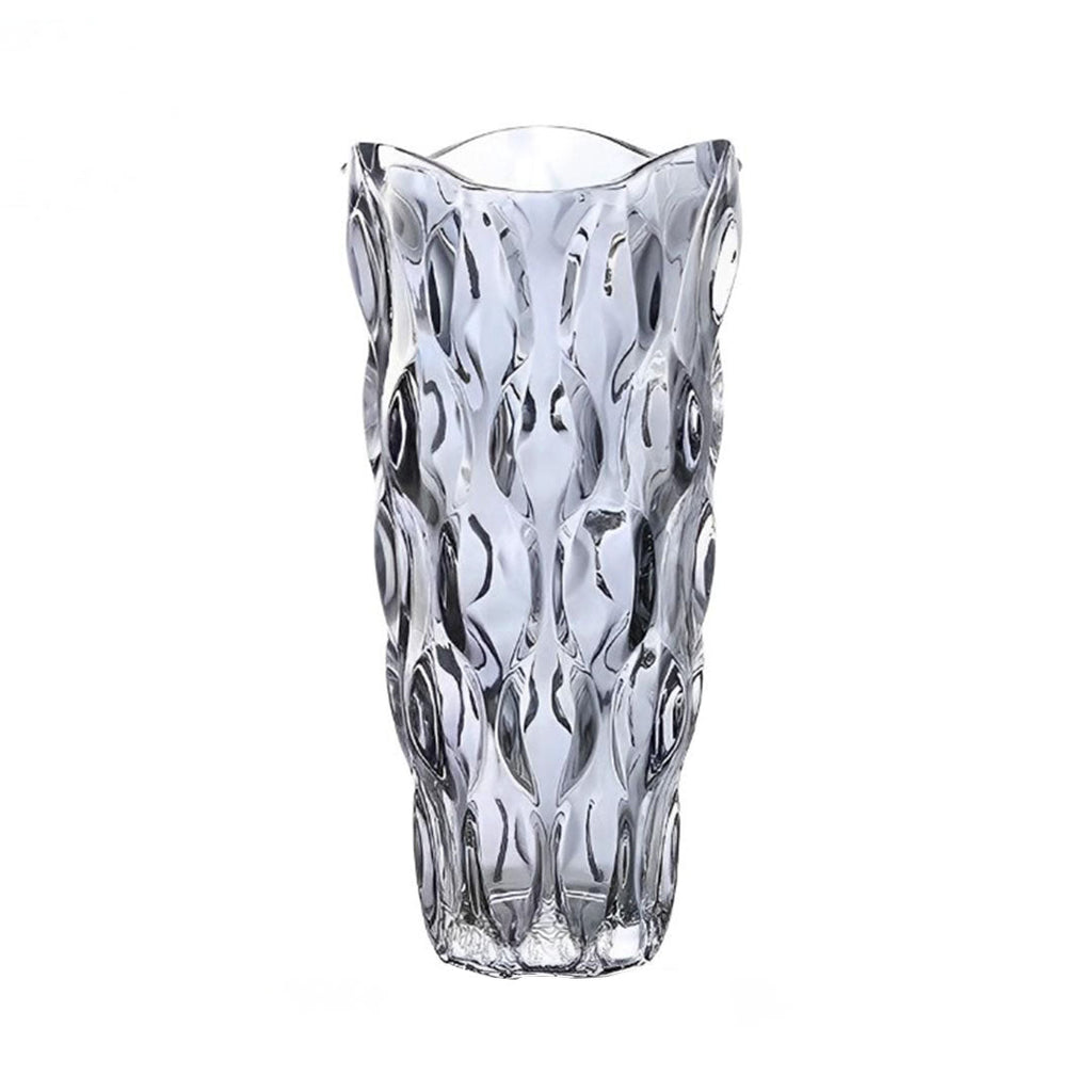 SOGA 30cm Glass Grey Vase Crystal VASE Thick Modern, Home Decor $ 55.50