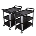 SOGA 2x 3 Tier Food Trolley Food Waste Cart Food Utility Mechanic Kitchen Small $ 435.50