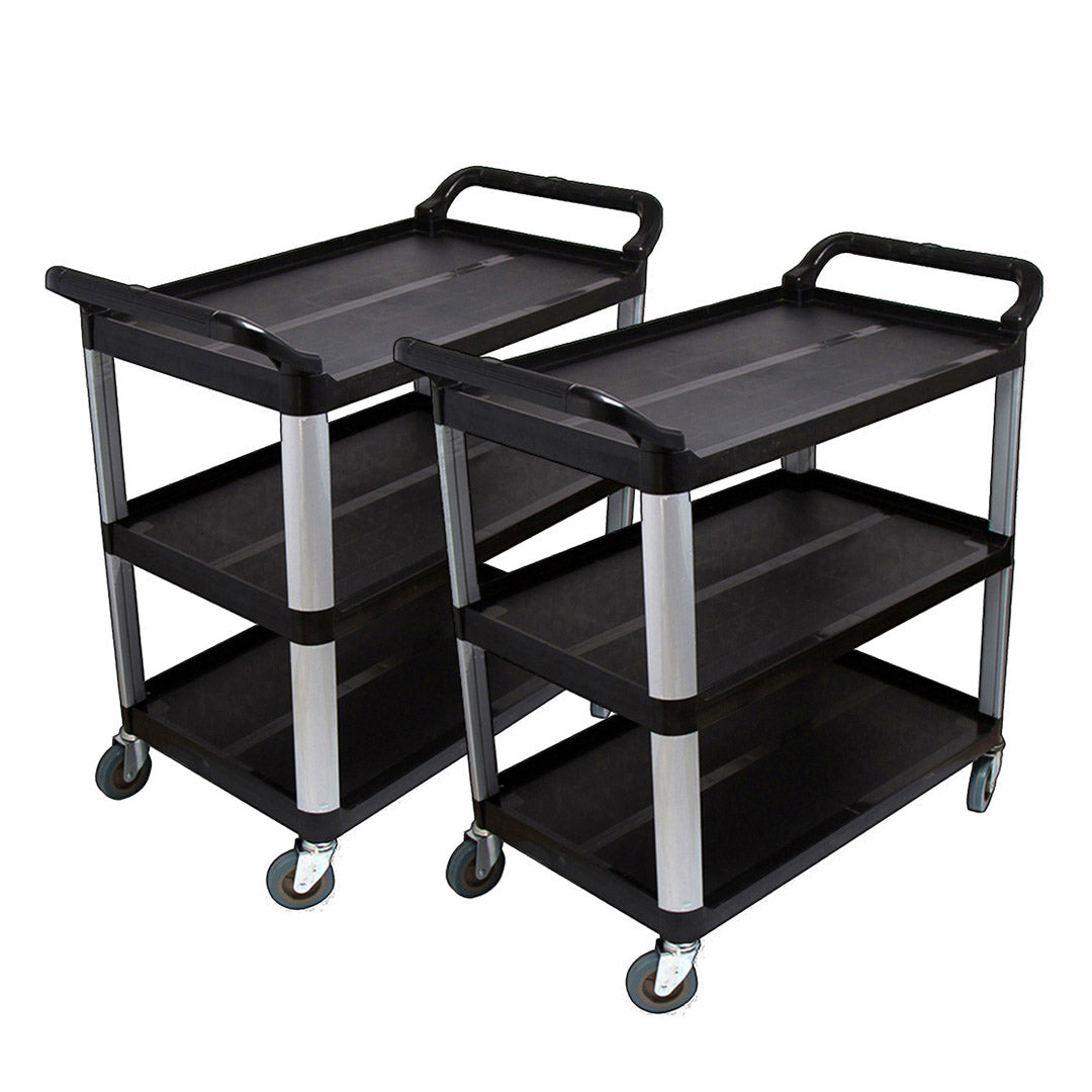 SOGA 2x 3 Tier Food Trolley Food Waste Cart Food Utility Mechanic Kitchen Small $ 435.50