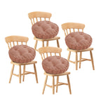 SOGA 4X Coffee Round Cushion Soft Leaning Plush Backrest Throw Seat Pillow Home Office Decor $ 84.50