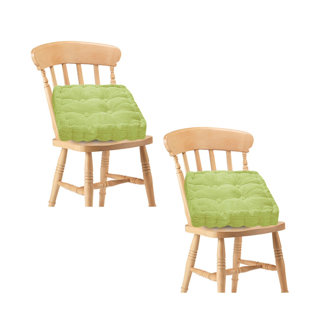 SOGA 2X Green Square Cushion Soft Leaning Plush Backrest Throw Seat Pillow Home Office Sofa Decor $ 60.90