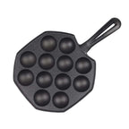 SOGA 18CM Cast Iron Takoyaki Fry Pan Octopus Balls Maker 12 Hole Cavities Grill Mold $ 49.90