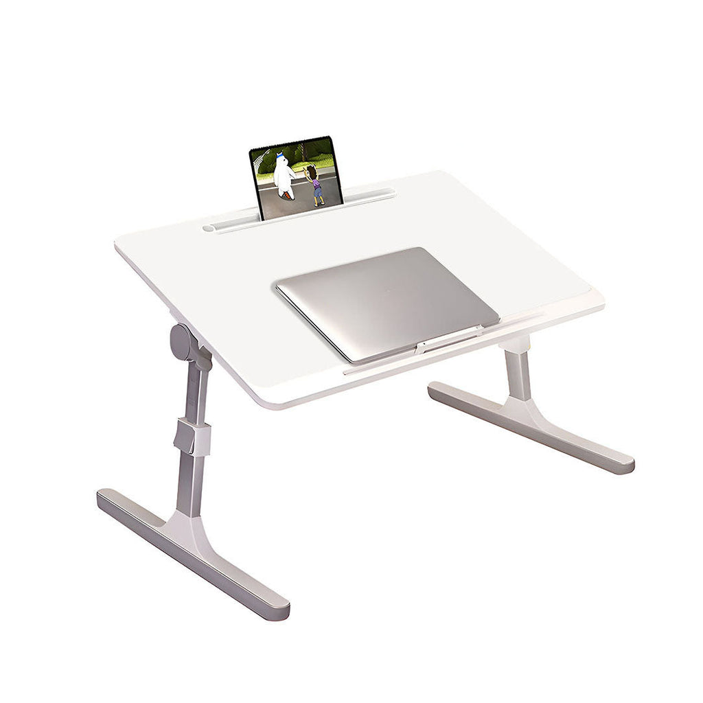 SOGA 60x40cm Portable White Adjustable Foldable Laptop and Study Table $ 81.50