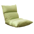 SOGA Lounge Floor Recliner Adjustable Lazy Sofa Bed Folding Game Chair Yellow Green $ 94.50