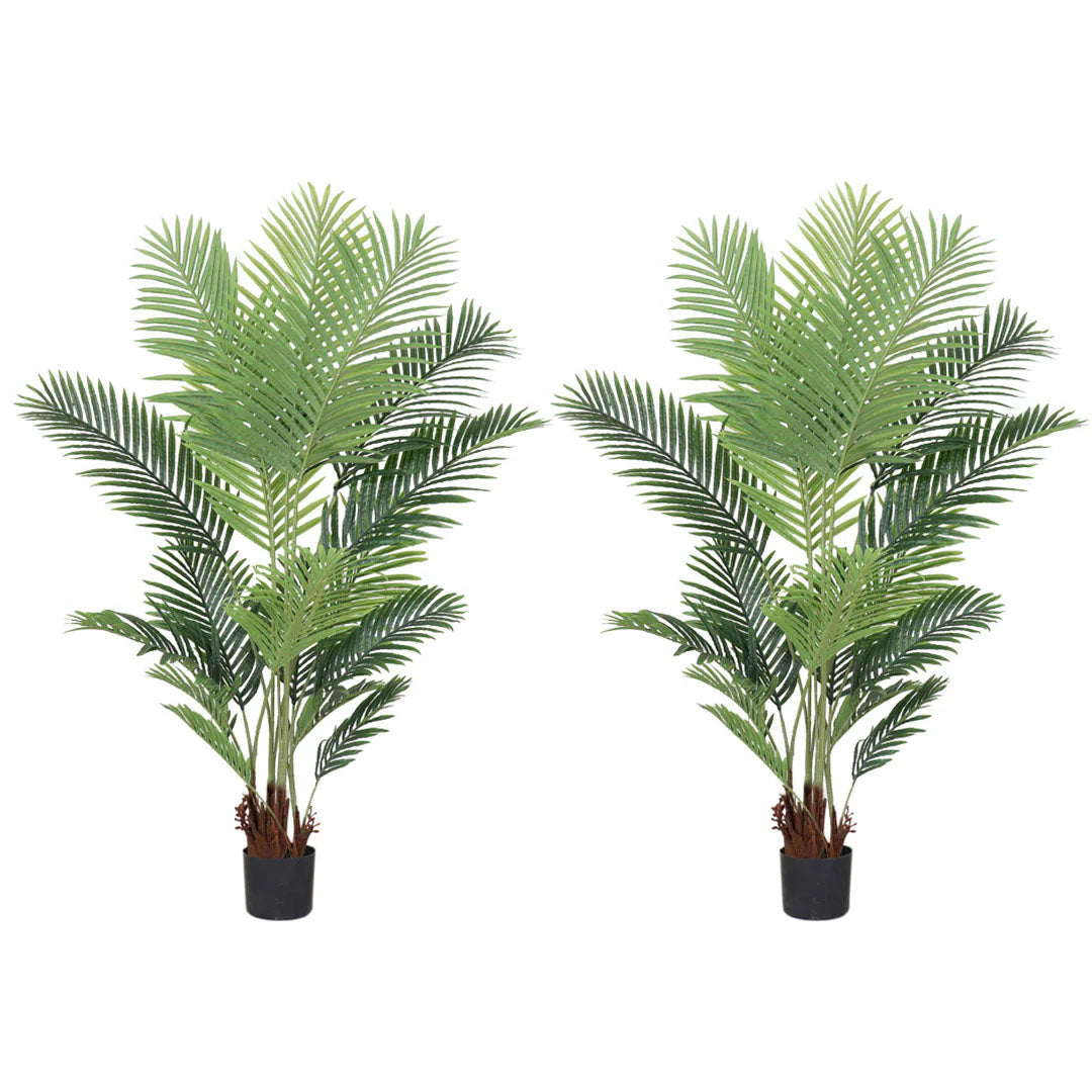 SOGA 2X 180cm Artificial Swallowtail Sunflower Fake Decoration Tree Flower Pot Plant $ 355.90