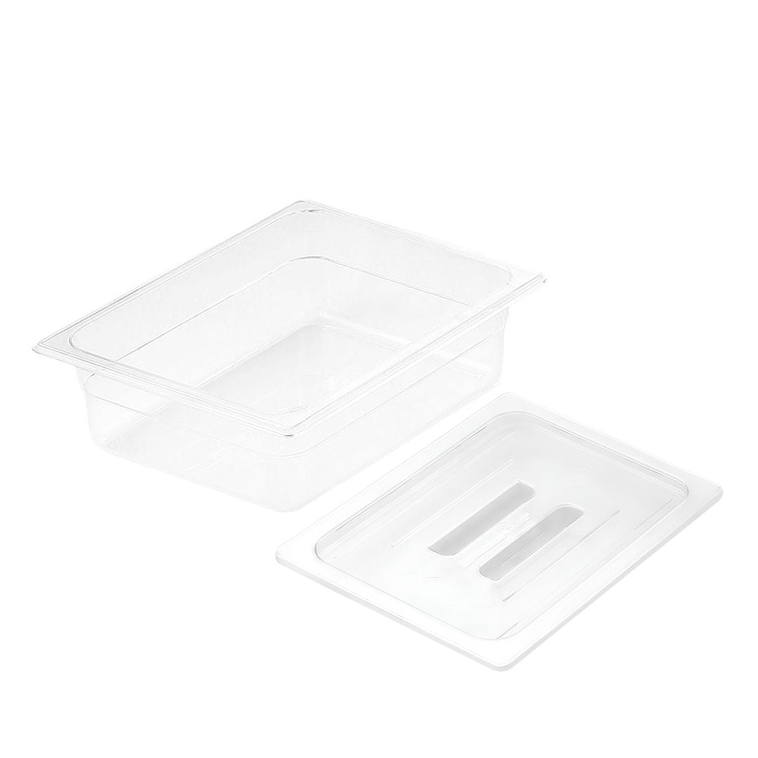 SOGA 100mm Clear Gastronorm GN Pan 1/2 Food Tray Storage with Lid $ 43.90