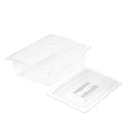 SOGA 100mm Clear Gastronorm GN Pan 1/2 Food Tray Storage with Lid $ 43.90