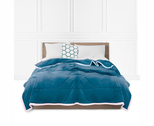 SOGA Lake Blue Throw Blanket Warm Cozy Double Sided Thick Flannel Coverlet Fleece Bed Sofa Comforter $ 93.50
