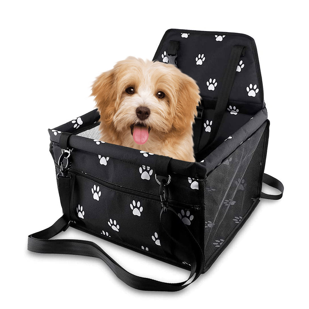 SOGA Waterproof Pet Booster Car Seat Breathable Mesh Safety Travel Portable Dog Carrier Bag Black $ 44.50