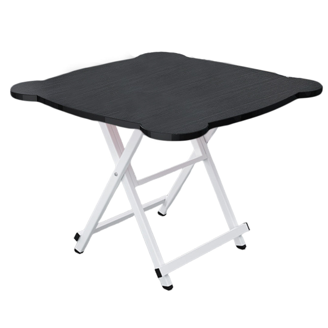 SOGA Black Minimalist Cat Ear Folding Table Indoor Outdoor Portable Stall Desk Home Decor $ 66.90