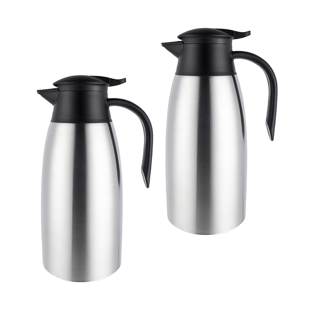 SOGA 2X 2.0L Silver Color 3-Layer Stainless Steel Vacuum Durable Thermal Flask $ 122.90