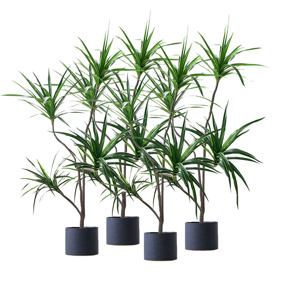 SOGA 4X 180cm Realistic Artificial Dracaena, Rubberised Silk Cloth + Iron Wire, Home Decor $ 802.50