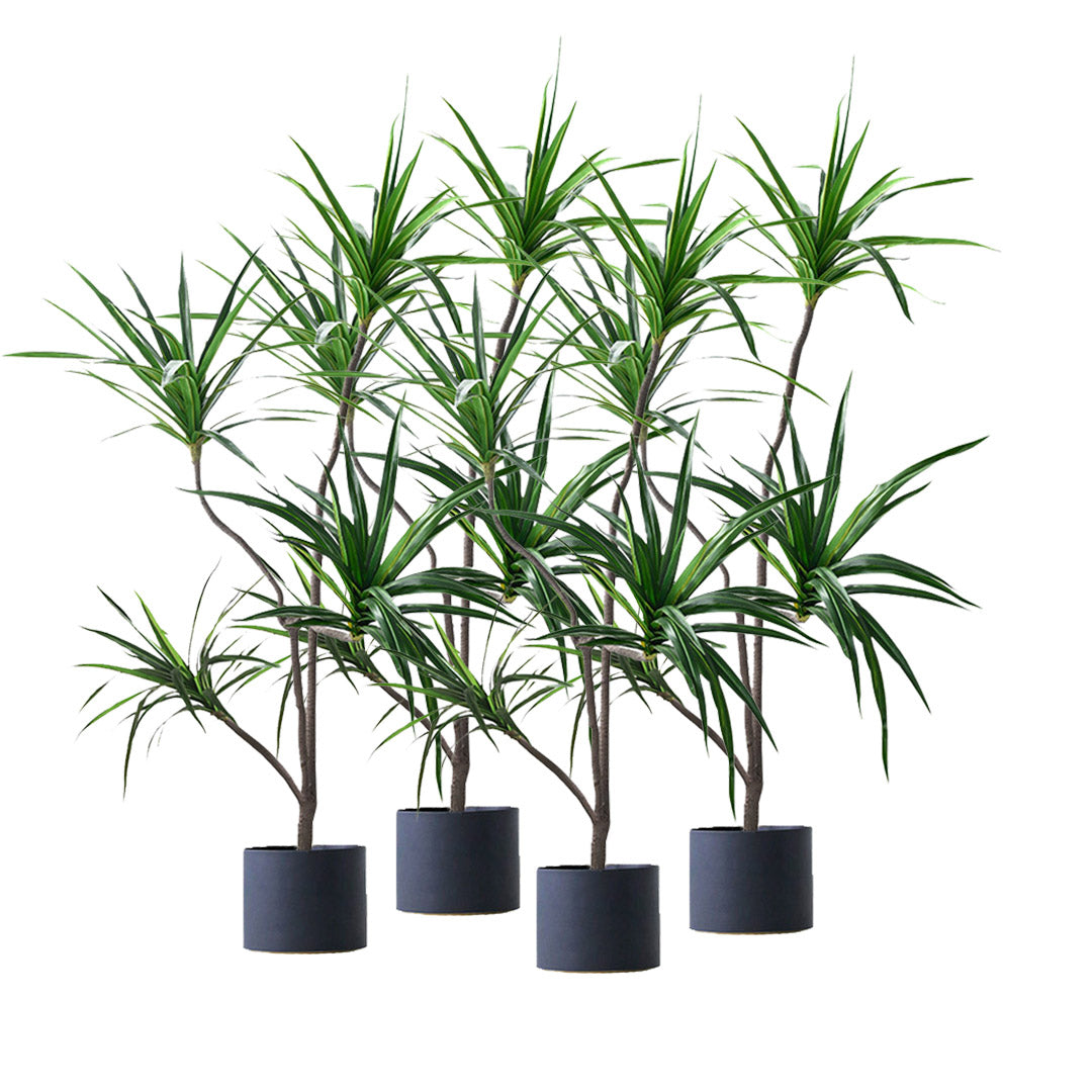 SOGA 4X 180cm Realistic Artificial Dracaena, Rubberised Silk Cloth + Iron Wire, Home Decor $ 802.50
