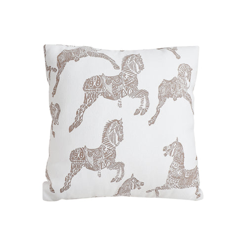 SOGA 50cm White Decorative Horse Pattern Cushion Throw Pillow $ 73.50