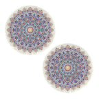 SOGA 2X 120cm Mandala Round Area Thick Anti-slip Doormat, Home Decor $ 142.50