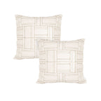 SOGA 2X 45cm Bohemian Cream Tufted Grid Pattern Decorative Throw Pillow $ 151.50
