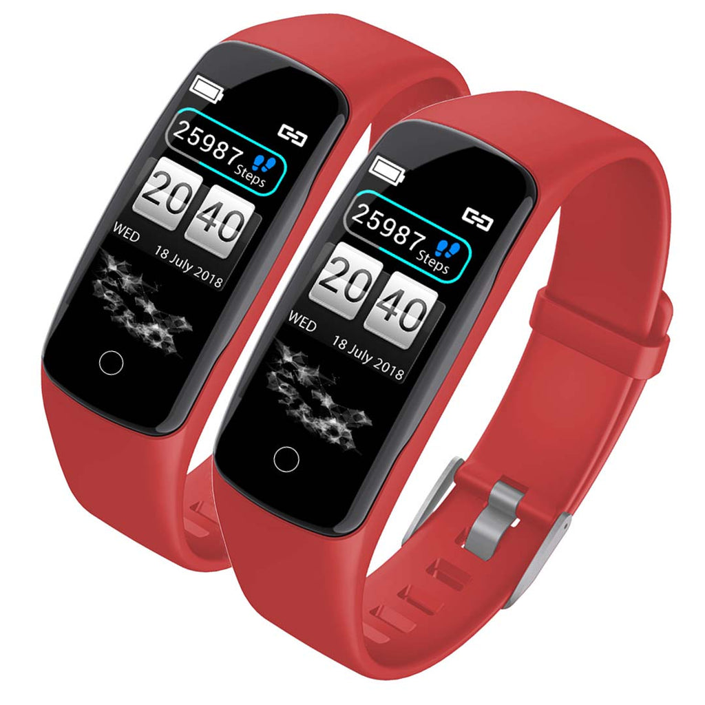 SOGA 2x Sport Monitor Wrist Touch Fitness Tracker Smart Watch Red $ 132.50