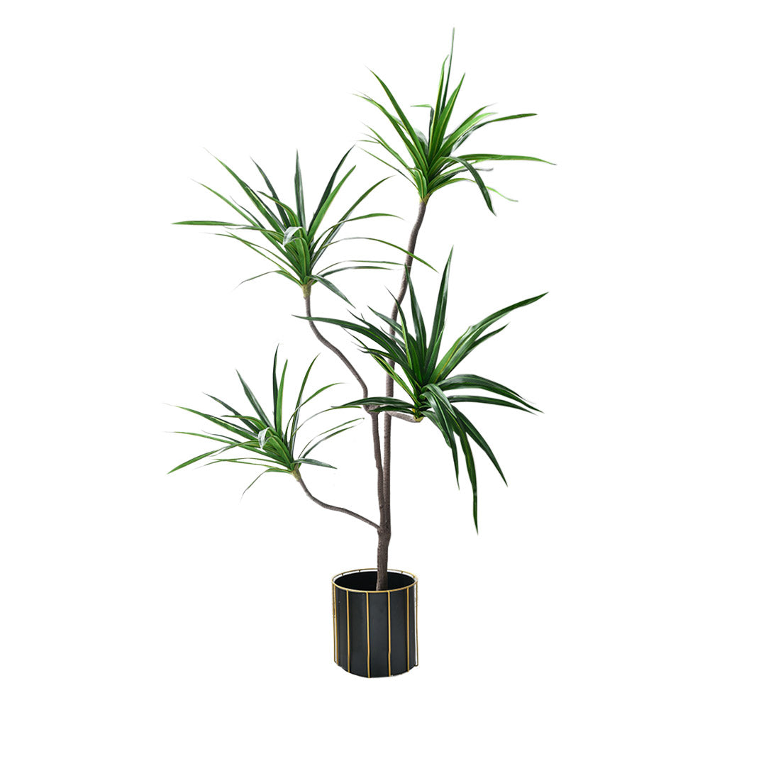 SOGA 180cm Realistic Artificial Dracaena, Rubberised Silk Cloth Iron Wire Home Decor $ 211.50