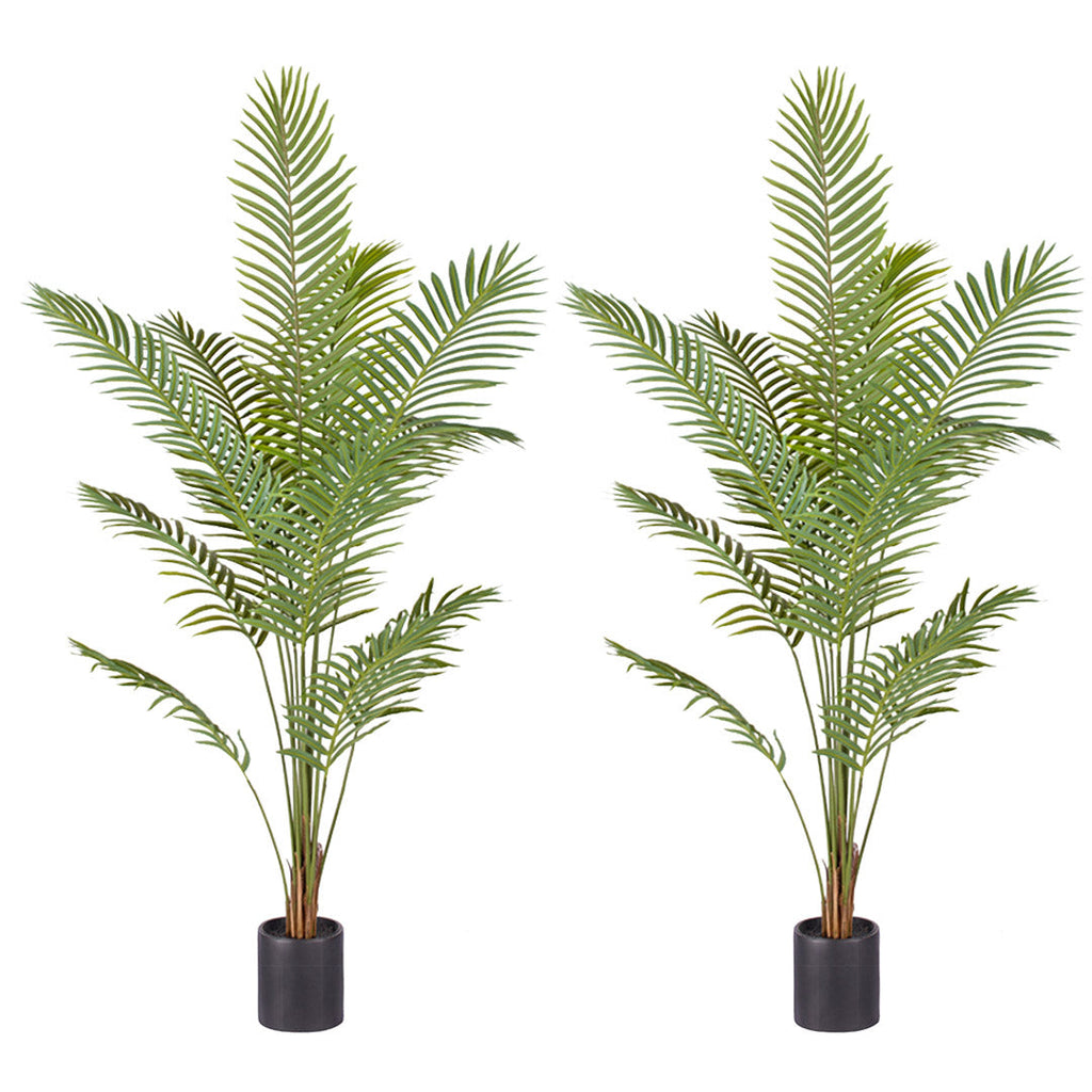 SOGA 2X 210cm Green Artificial Indoor Rogue Areca Palm Tree Fake Tropical Plant Home Office Decor $ 409.50