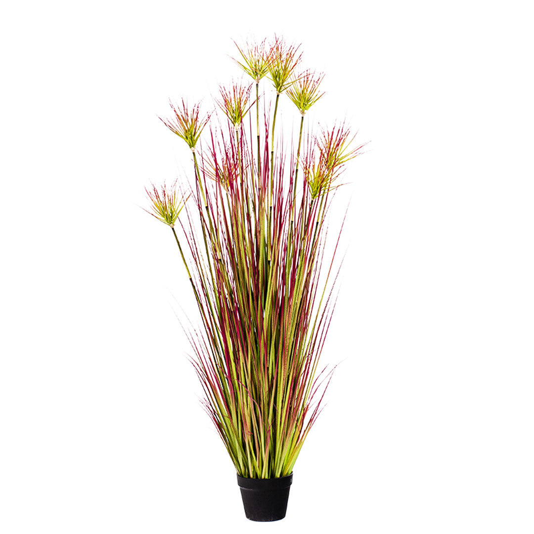 SOGA 150cm Purple-Red Artificial Indoor Potted Papyrus Plant Tree Fake Simulation Decorative $ 188.90