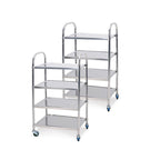 SOGA 2X 4 Tier 860x540x1170 Stainless Steel Kitchen Dining Food Cart Trolley Utility $ 620.90