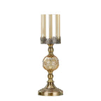 SOGA 42cm Glass Candle Holder Candle Stand Glass/Metal $ 88.90