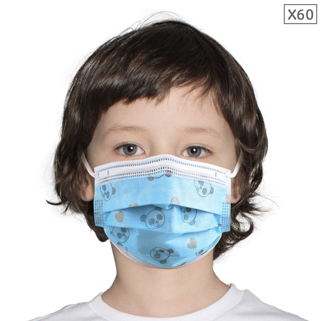 60 Pcs Anti Dust Filter Disposable Protective Sanitary Face Mask Kids $ 99.90