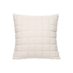 SOGA 50cm Beige Quilted Grid Pattern Decorative Throw Pillow $ 61