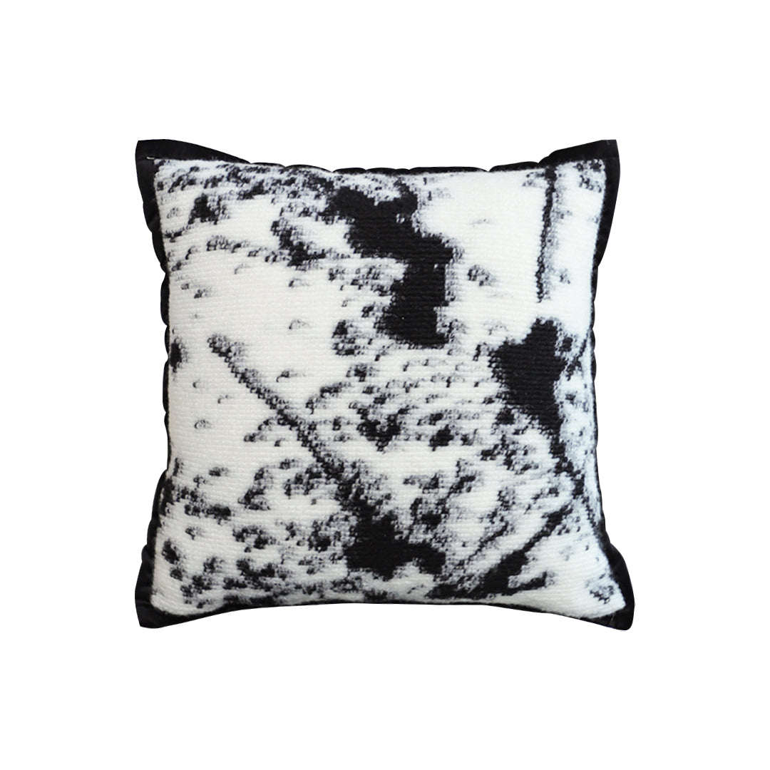 SOGA 50cm Throw Pillow Black and White Leopard Thick Premium Polyester Fiber for Home Decor $ 68.90