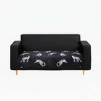 SOGA Three-Seater Black Leopard Print 90x210cm Throw Blanket Sofa Cover $ 104
