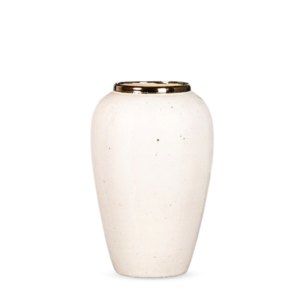 SOGA 30x19cm Plain White Medium Ceramic Flower Vase Elegant Living Room Home Decor $ 88.90