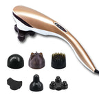SOGA 6 Heads Portable Handheld Massager Soothing Stimulate Blood Flow Shoulder Gold $ 72.50